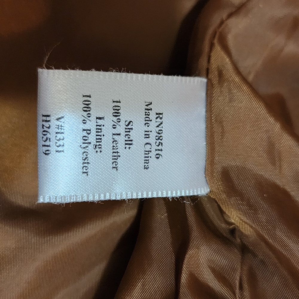 Coldwater Creek Leather Jacket size Meduim - Picture 6 of 7